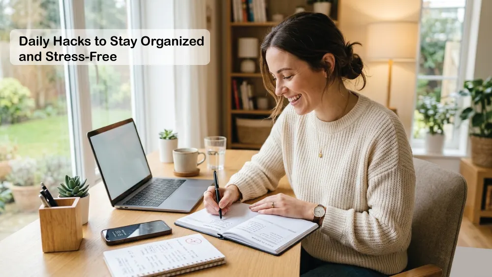 You are currently viewing Daily Hacks to Stay Organized and Stress-Free